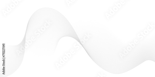 Modern white blend digital technology flowing wave lines background. Abstract glowing moving lines design. white digital moving line design element. Futuristic technology concept. Vector illustration.