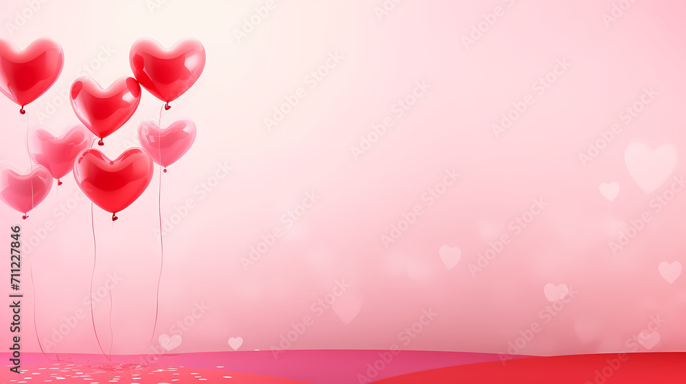 Valentine's Day background with hearts, love and romance background Valentine's Day background with hearts, love and romance background