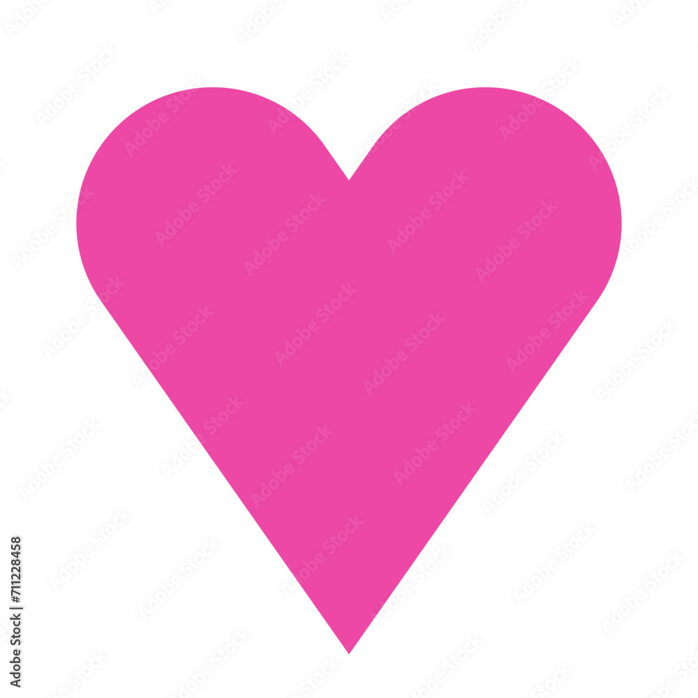 ハートを表すカラースタイルのアイコン