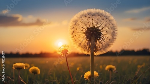 dandelion on sunset  Dandelion To Sunset The Right to Aspire