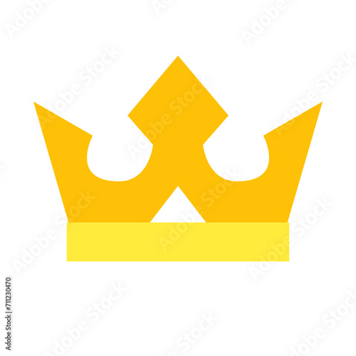王冠を表すカラースタイルのアイコン