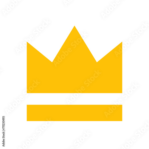 王冠を表すカラースタイルのアイコン