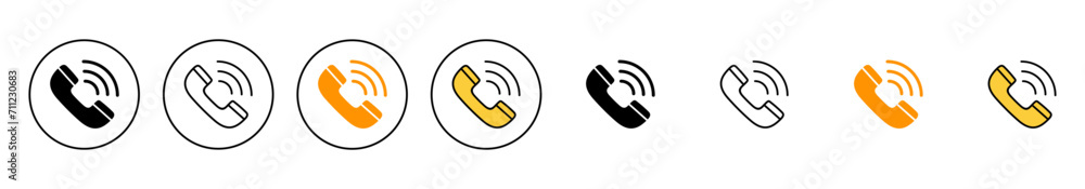 Call icon set vector. telephone sign and symbol. phone icon. contact us Call icon set vector. telephone sign and symbol. phone icon. contact us