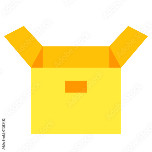 箱を表すカラースタイルのアイコン