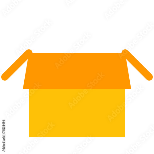 箱を表すカラースタイルのアイコン