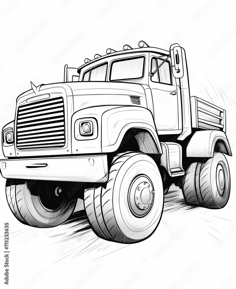 truck isolated on white truck isolated on white