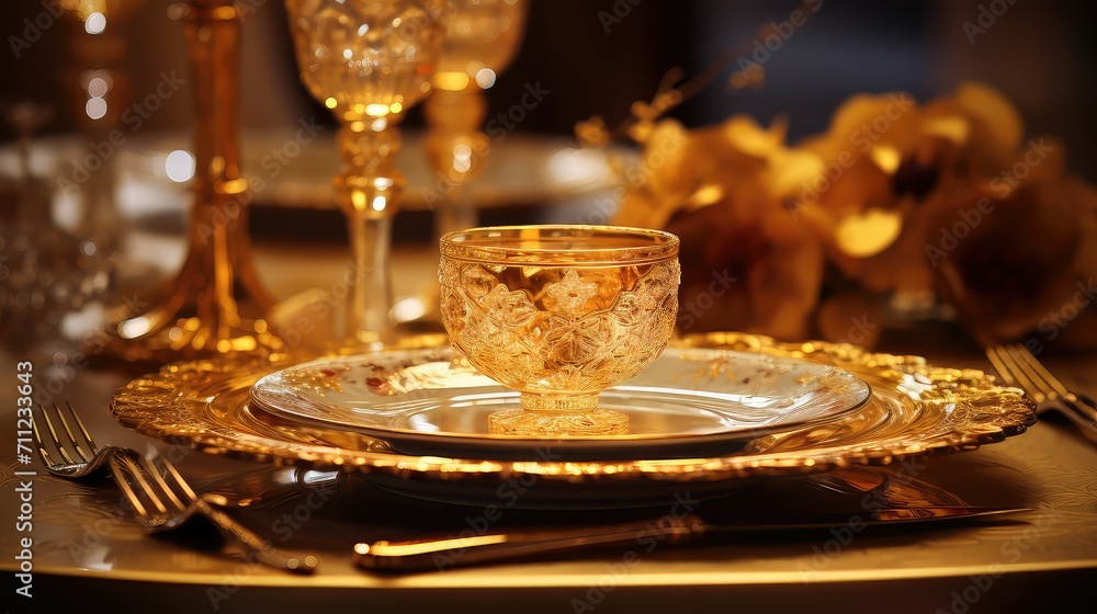 elegant plate gold background illustration texture decoration, ornate vintage, antique glamorous elegant plate gold background
