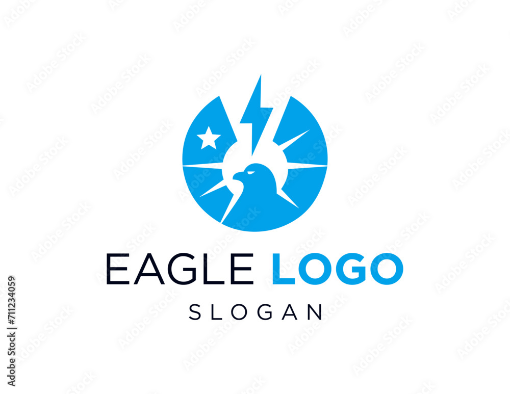 The logo design is about Eagle and was created using the Corel Draw 2018 application with a white background. The logo design is about Eagle and was created using the Corel Draw 2018 application with a white background.