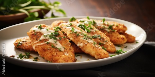 Savor the harmonious blend of herbs and es that enhance the flavor of the Chicken Schnitzel  elevating it to a dish that bursts with richness and complexity.