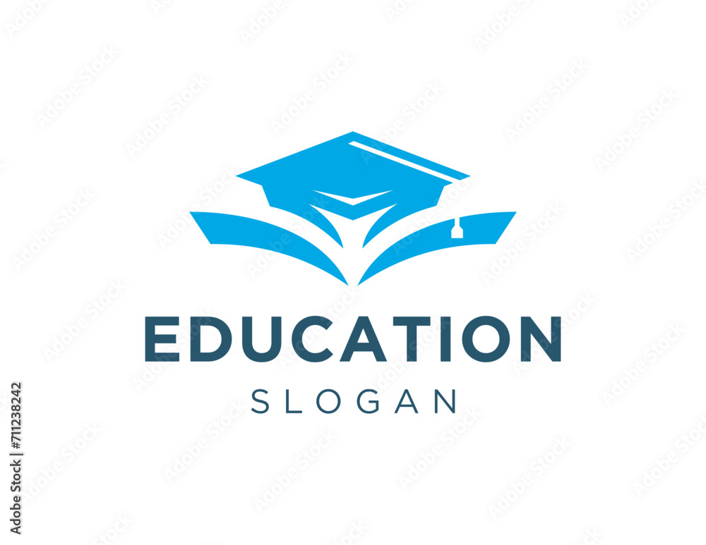 The logo design is about Education and was created using the Corel Draw 2018 application with a white background. The logo design is about Education and was created using the Corel Draw 2018 application with a white background.
