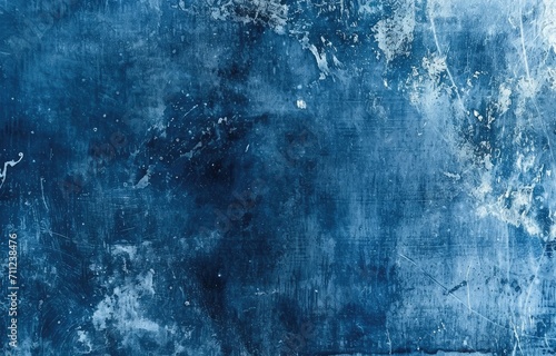 Abstract Blue Grunge Texture - Creative Artistic Background