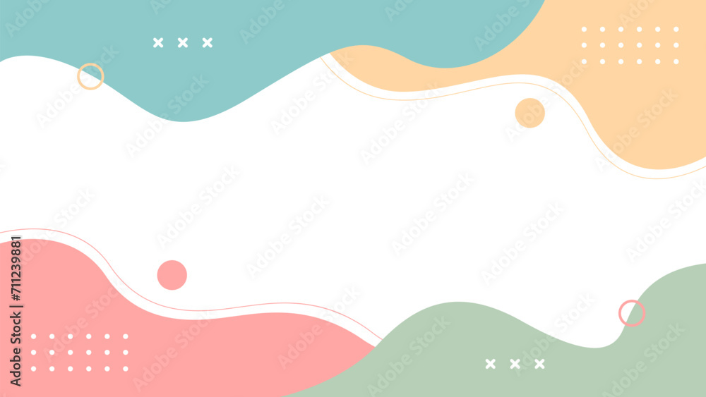 Abstract Vector Background. Wallpaper background in pastel colors. Suitable for Covers, Poster Designs, Templates, Banners and others	
