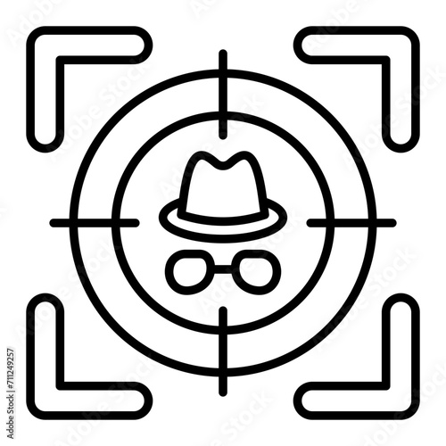   Target line icon