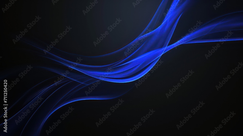 Naklejka premium abstract black with dark blue Indigo accents background, minimalist, creative wallpaper