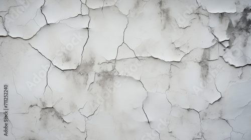 Sustained grey color cracked wall background