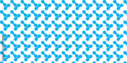 Abstract metaballs pattern on white background. Seamless metaballs Pattern modern geometric design.