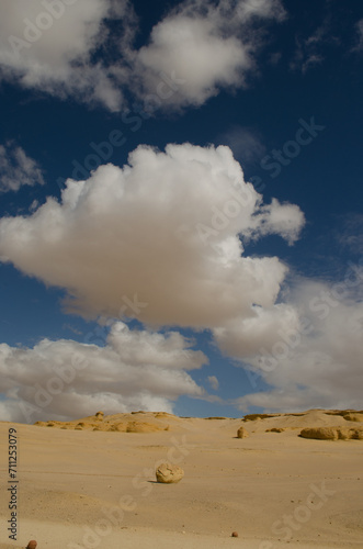 sand dunes and clouds