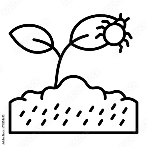   Pest line icon