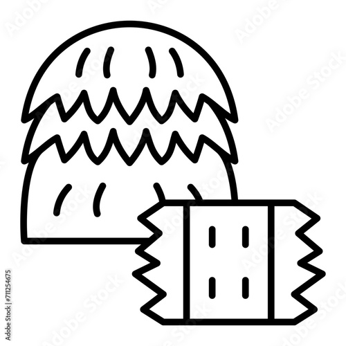   Haystack line icon