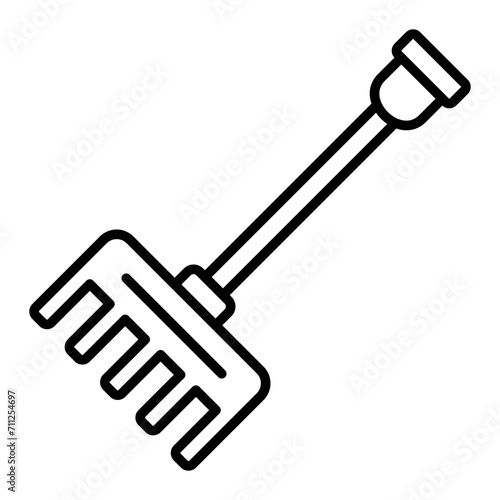   Pitchfork line icon