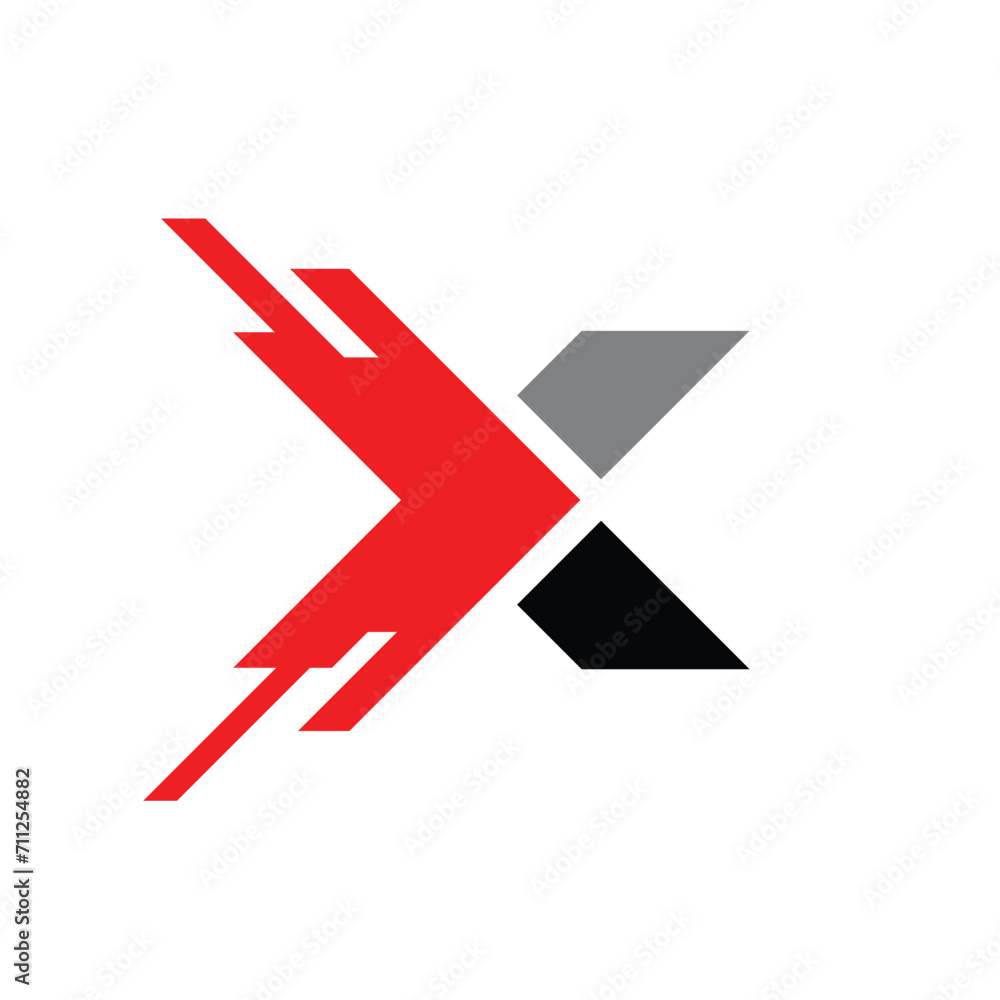 Letter X grunge gritty typography arrow sport and automotive style brands Letter X grunge gritty typography arrow sport and automotive style brands
