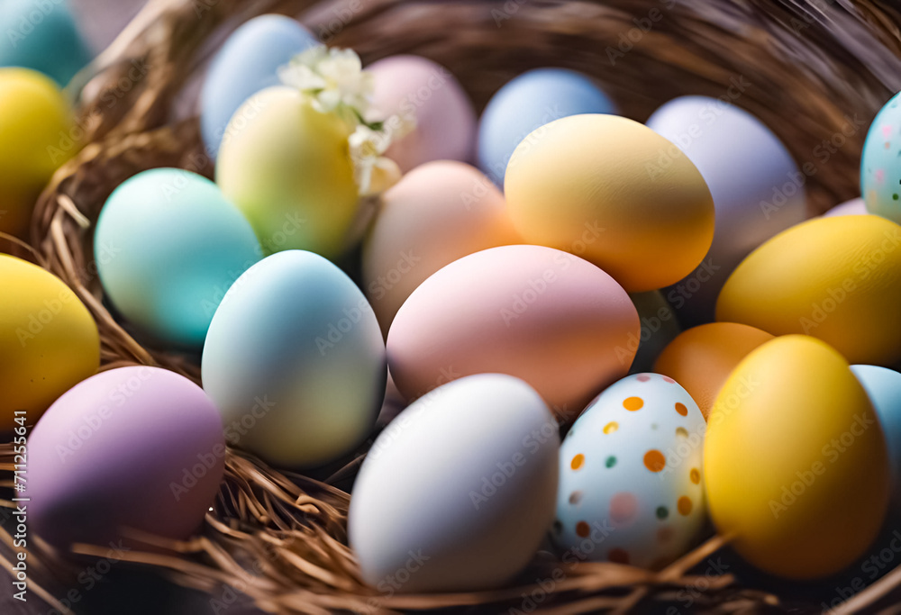 AI Generative illustration of a traditional Easter holiday design AI Generative illustration of a traditional Easter holiday design