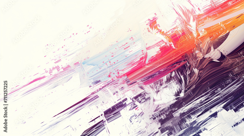 This image bursts with the raw energy of a digital paint explosion