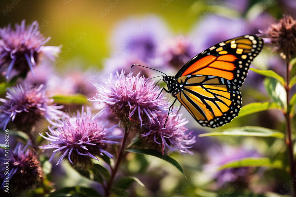 black and yellow combination butterfly. Generative Ai black and yellow combination butterfly. Generative Ai