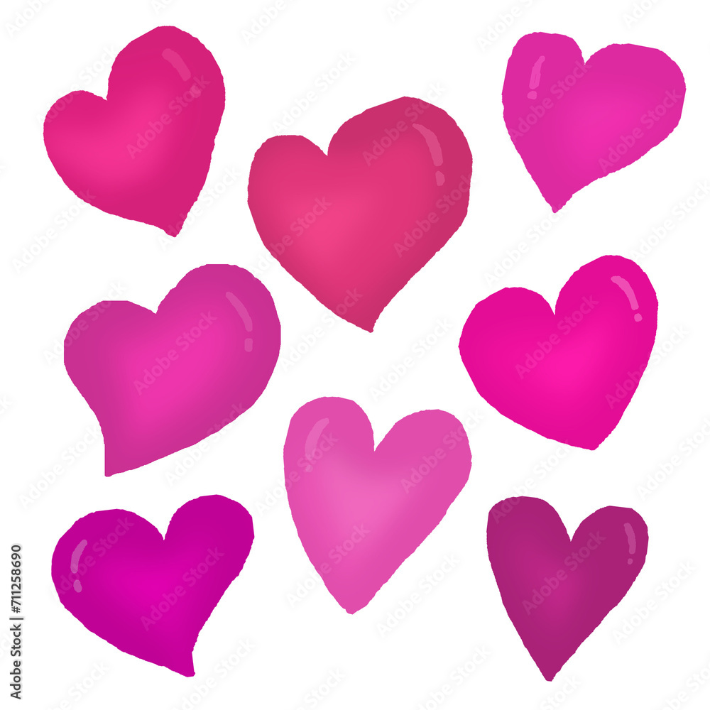 valentines love heart illustration