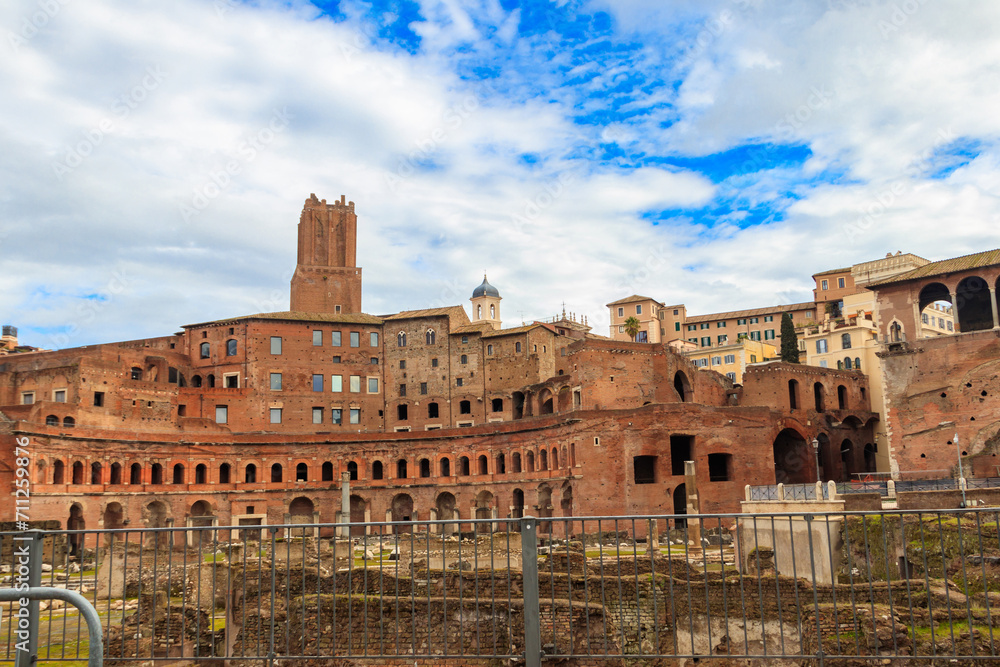 Trajan's Market (Mercati di Traiano) is a large complex of ruins in the city of Rome, Italy