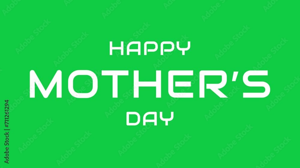 Happy Mothers Day animation with matrix text effect on green screen background. Perfect for Mother's Day celebrations around the world. Happy Mothers Day animation with matrix text effect on green screen background. Perfect for Mother's Day celebrations around the world.