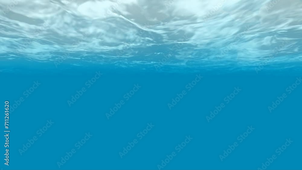 Water Caustic Background. Seamless cyclic 3D animation of blue water surface in pool. Animated texture of water surface. Transparent with refraction of sunlight and reflections on water surface. Water Caustic Background. Seamless cyclic 3D animation of blue water surface in pool. Animated texture of water surface. Transparent with refraction of sunlight and reflections on water surface.