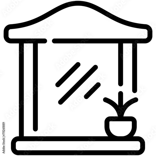 mirror line icon
