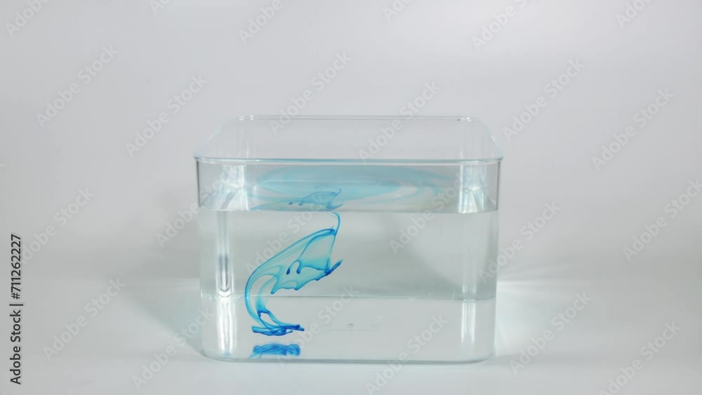 Ink Dispersion in Water Tank