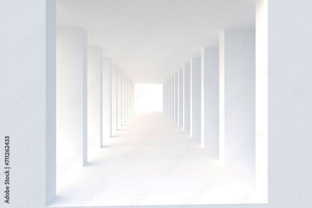 Tunnel with neon light of background. Design 3d rendering of white on white background. Design print for illustration, presentation, business, economic, cover, card, background, wallpaper. Set 2 Tunnel with neon light of background. Design 3d rendering of white on white background. Design print for illustration, presentation, business, economic, cover, card, background, wallpaper. Set 2