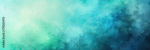 aqua and blue abstract watercolor background illustration, pastel blue green background, blue green watercolor painted texture and grunge in paper