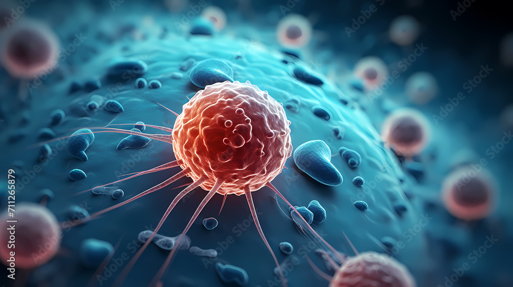 Cell background, medical research background, 3d rendering Cell background, medical research background, 3d rendering