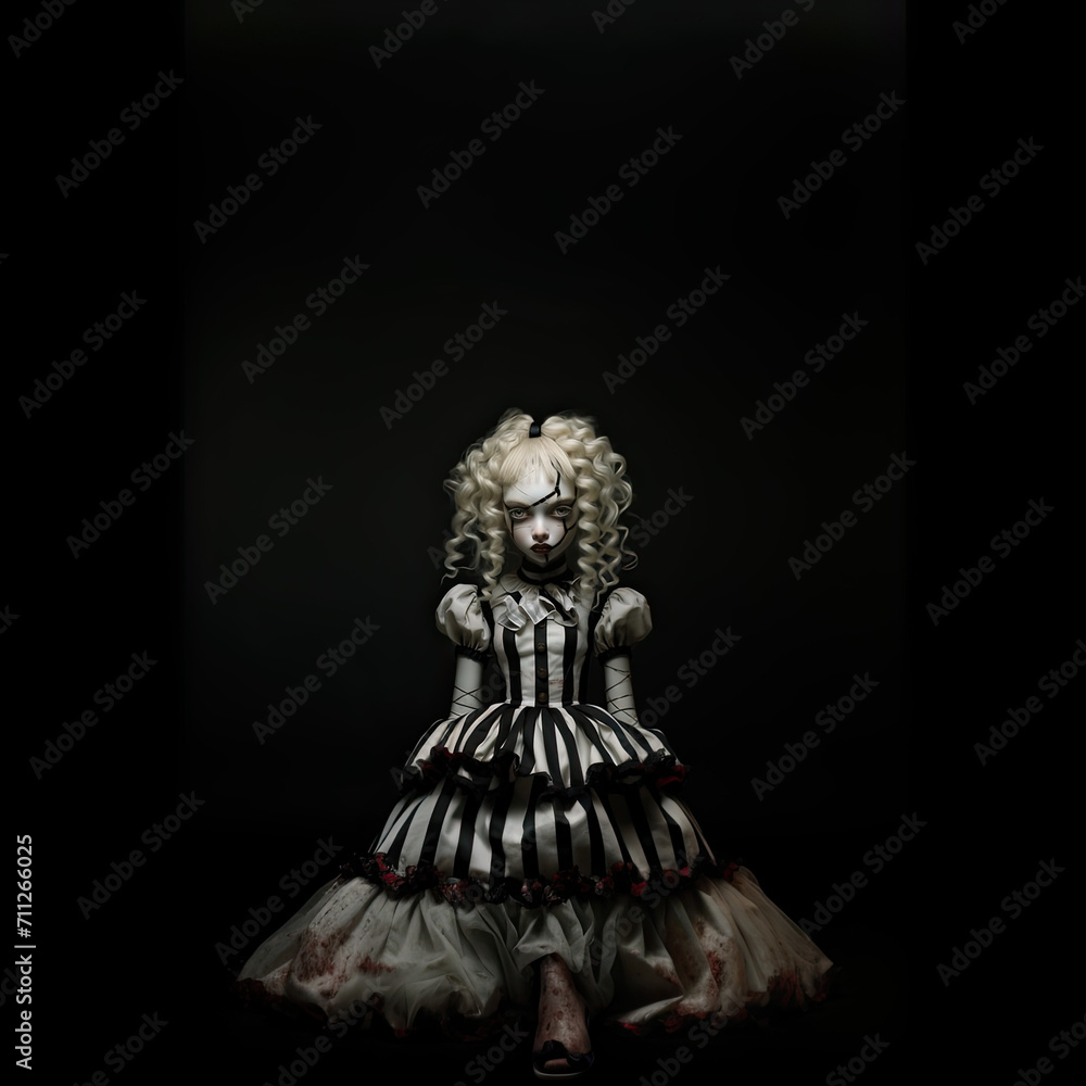 dolly, doll horror, killer, creepy, approaching, carry