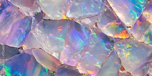 iridescent colourful opal stone texture background