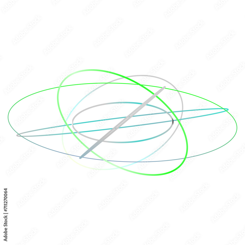 An abstract cut out transparent iridescent oval gradient shape futuristic pattern design element. An abstract cut out transparent iridescent oval gradient shape futuristic pattern design element.