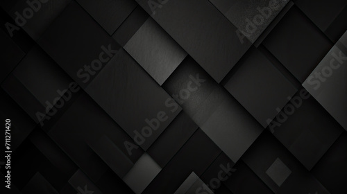black diamond pattern abstract wallpaper on dark background, Digital black textured graphics poster background