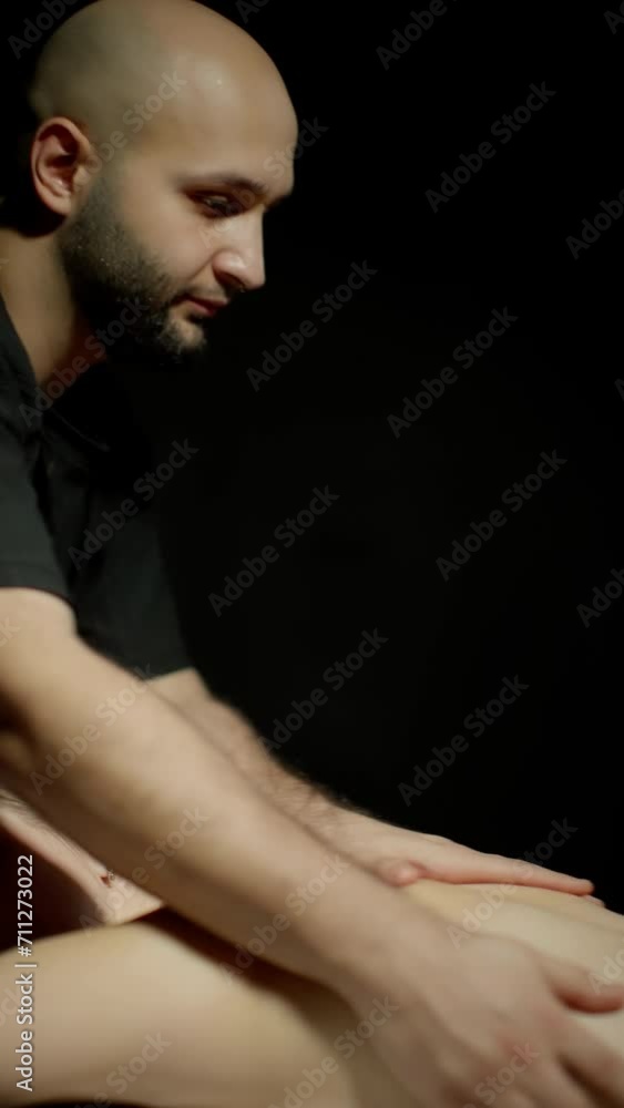 Professional Masseur Focused on Healing Massage Professional Masseur Focused on Healing Massage