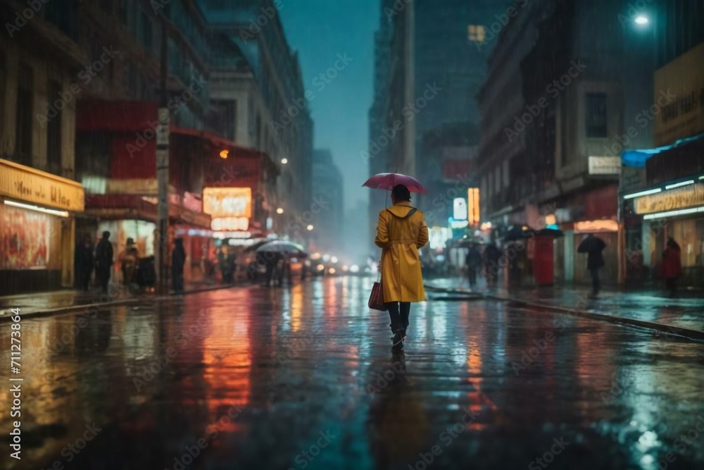 Calm and secluded city Generative AI Calm and secluded city Generative AI