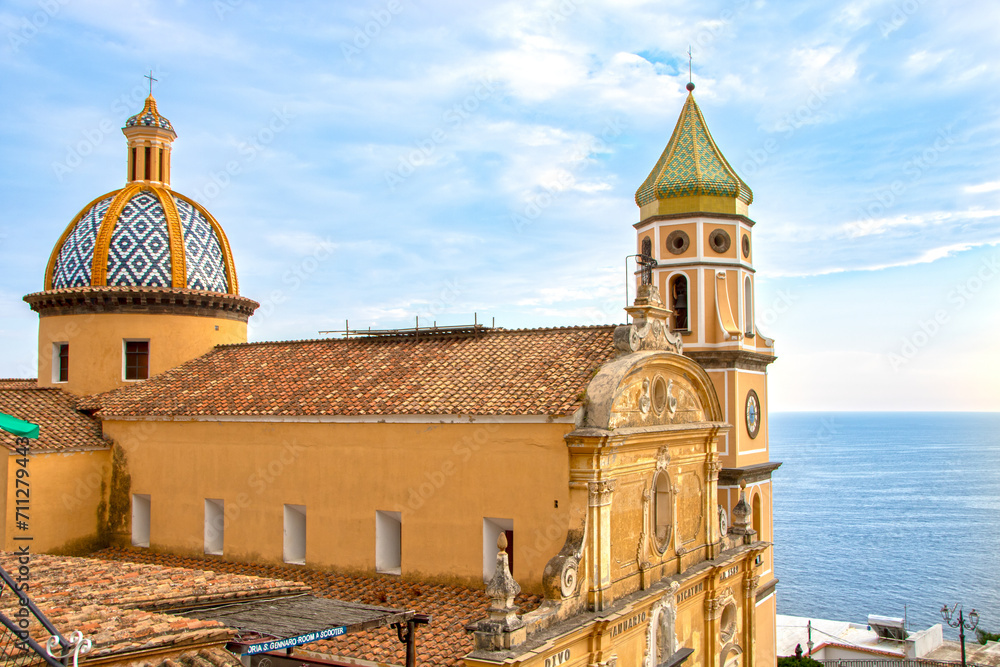 Obraz premium landscape of Praiano on Amalfi coast