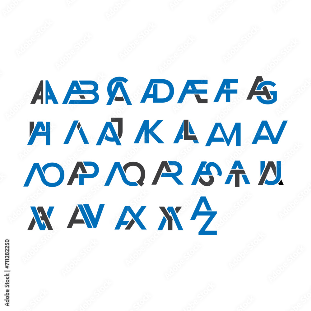 abstract blue font abstract blue font