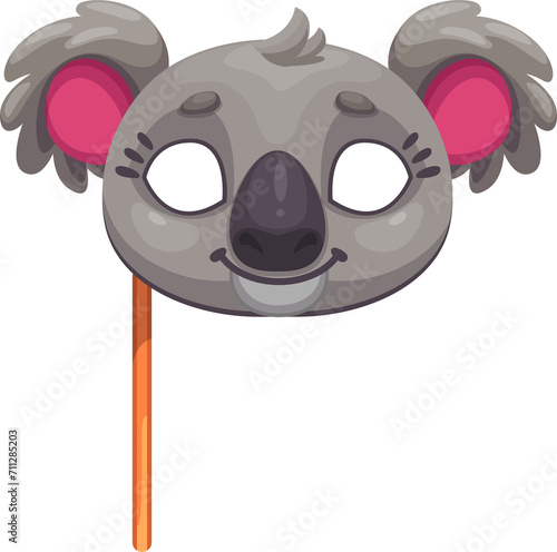Photography Koala bear animal face mask holiday costume