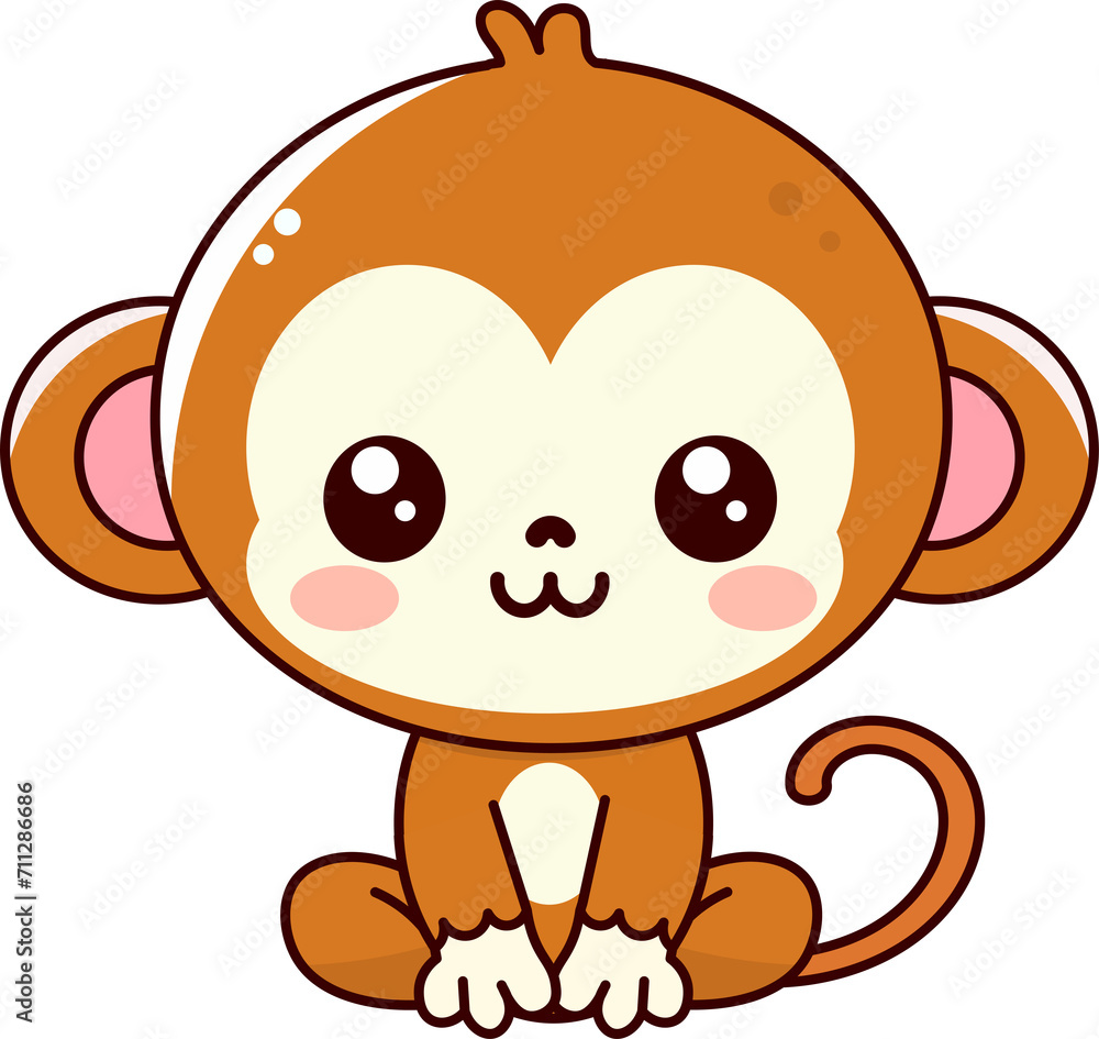 cute monkey illustration pattern, vector, for fabrics, children's background cute monkey illustration pattern, vector, for fabrics, children's background