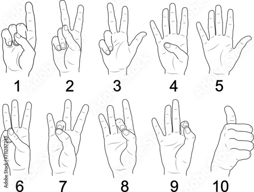 ASL American Sign letters Language Alphabet SVG Alphabet for the deaf and dumb