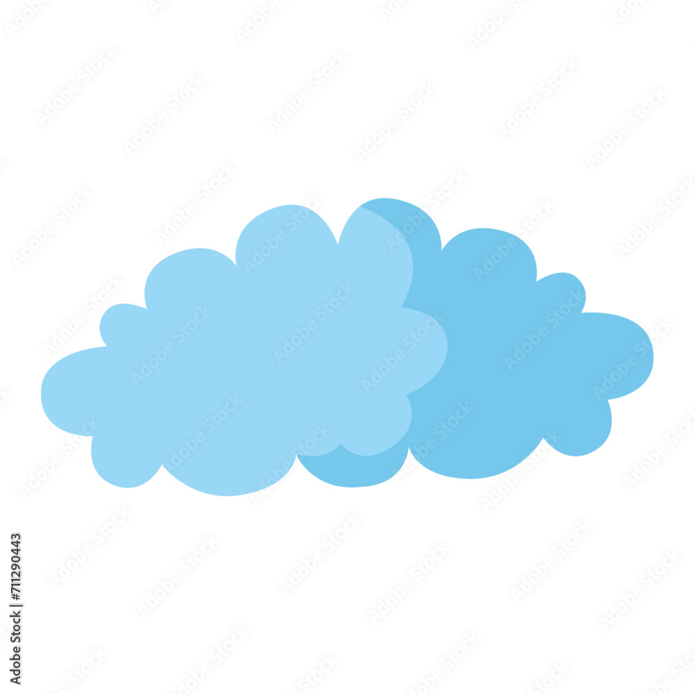 Vector illustration of cloud icon Vector illustration of cloud icon