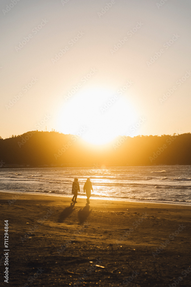 sunset on the beach sunset on the beach
